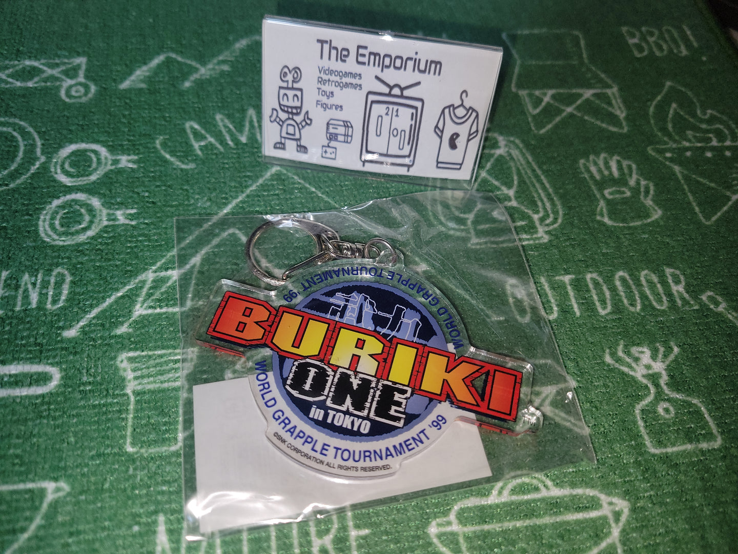 Snk NeoGeo Buriki One Logo Keychain - toy action figure gadgets