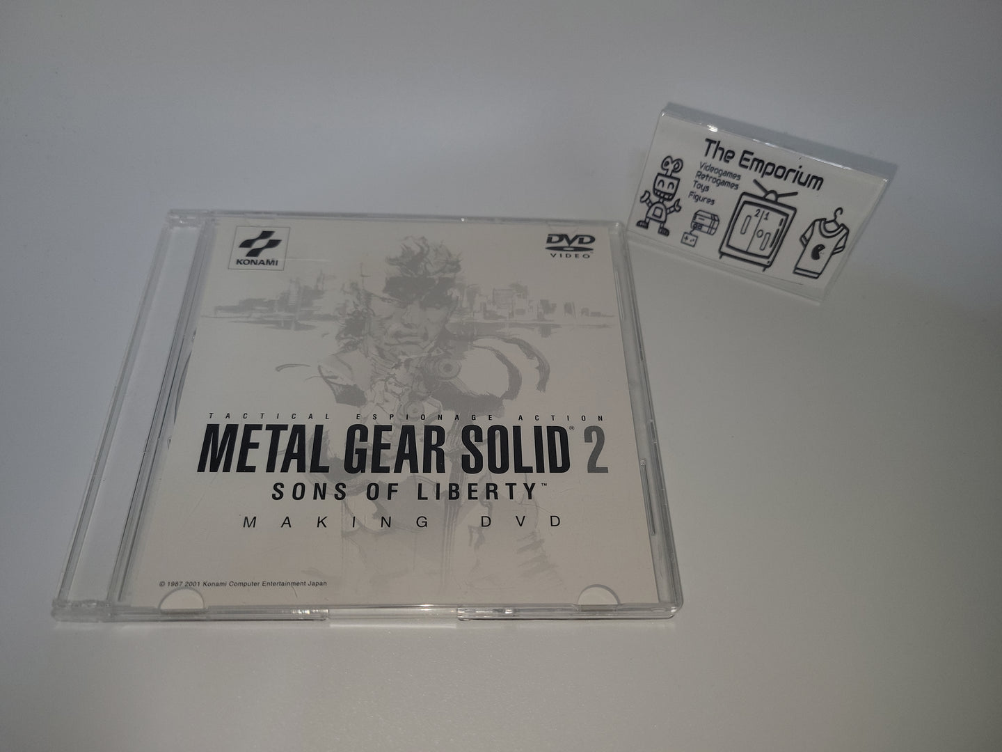 Metal Gear Solid 2 Making Of DVD - toy action figure gadgets