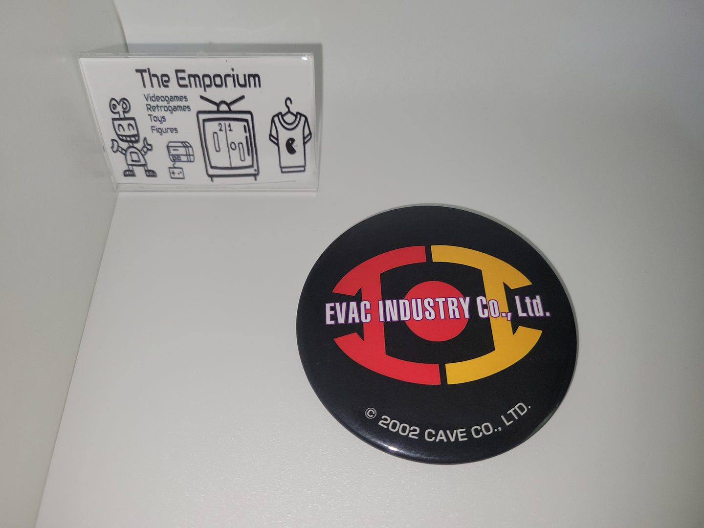 CAVE PIN BADGE - toy action figure model