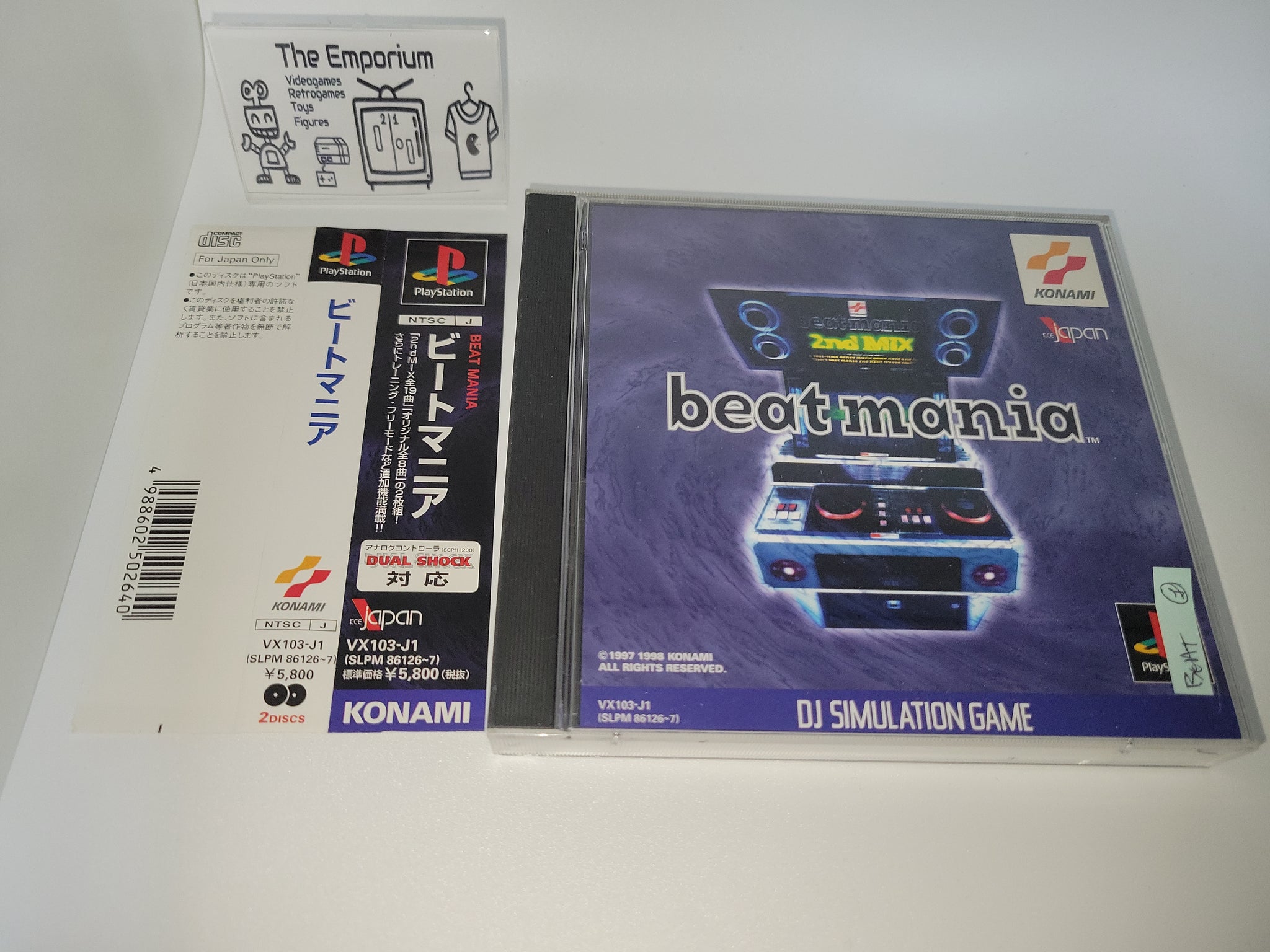 BeatMania - Sony PS1 Playstation – The Emporium RetroGaming Shop