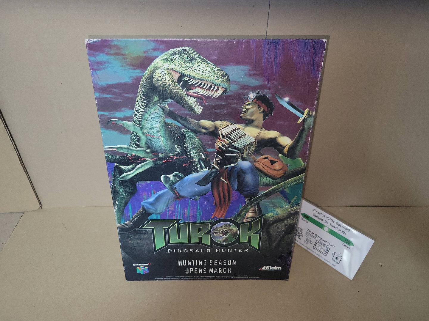 Turok  Original Pop Stand - Arcade poster artset