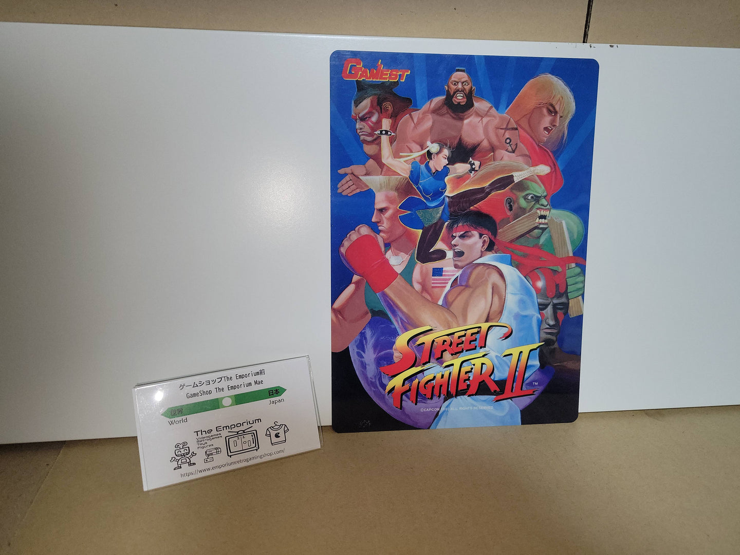 Street Fighter 2 B5 ART MAT - Arcade poster artset
