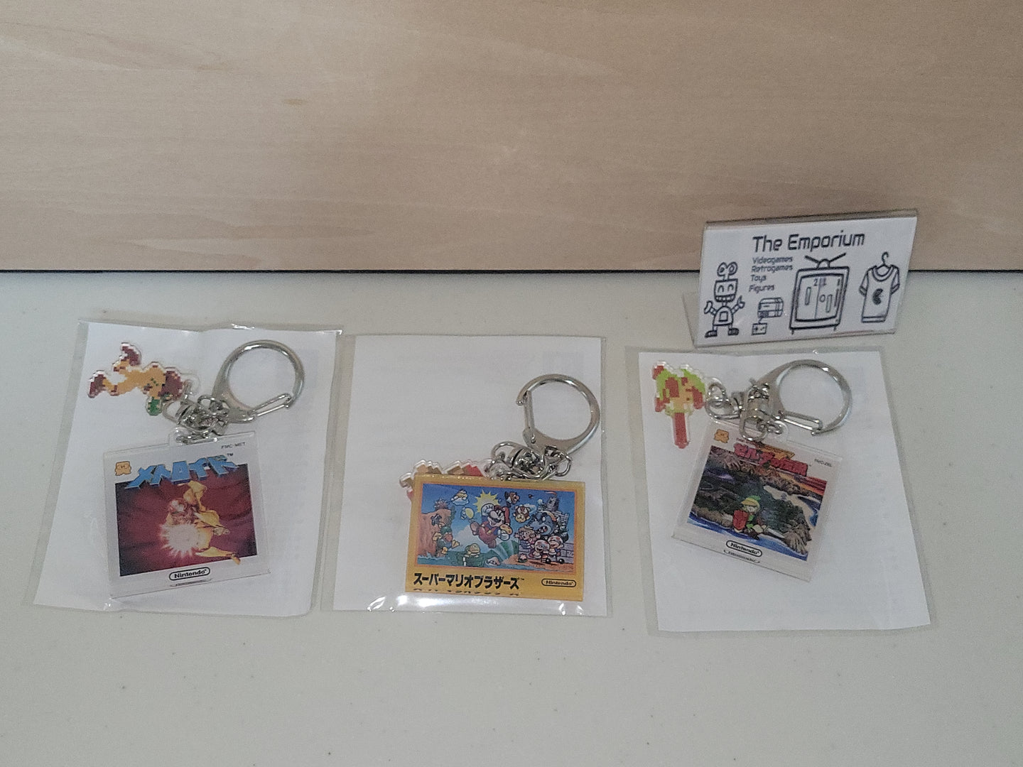 Nintendo Championship - Super Mario / Zelda / Metroid SET Keychain - toy action figure gadgets