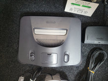 Load image into Gallery viewer, Nintendo 64 Console - black + Perfect Strikers - Nintendo64 N64 Nintendo 64
