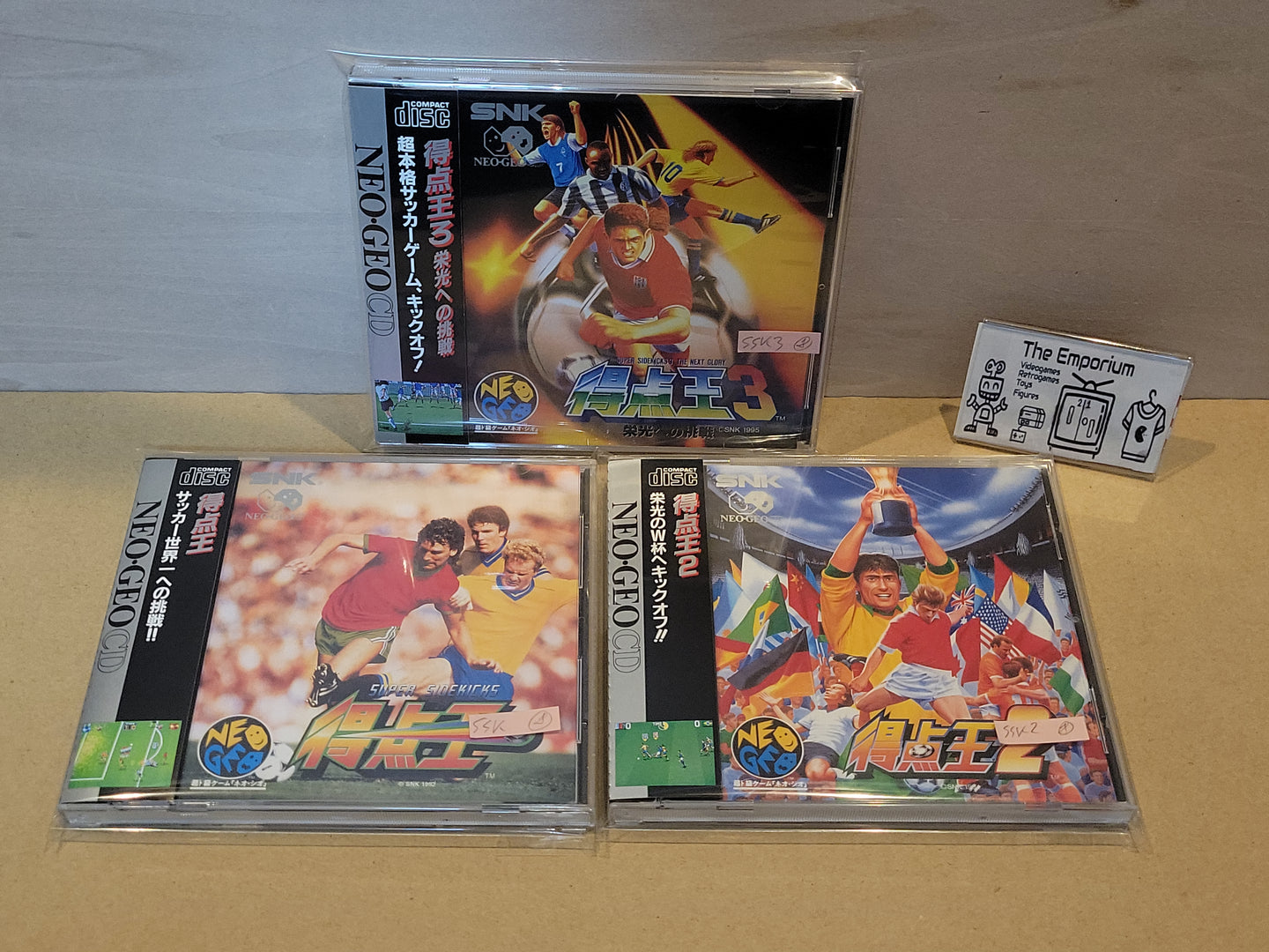Tokuten Oh 1/2/3 - Super Side Kicks 1/2/3 Set 
- Snk Neogeo cd ngcd