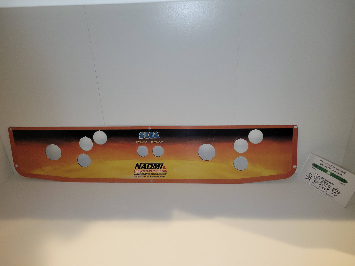 Sega Naomi Panel  STICKER for 1Player - Arcade poster artset