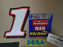 Load image into Gallery viewer, Daytona Usa 2 back seat sticker SET #1 - Arcade poster artset
