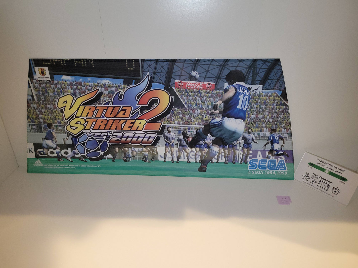 Virtua Striker 2 Ver.2000 Blast/Naomi Marquee - Arcade poster artset