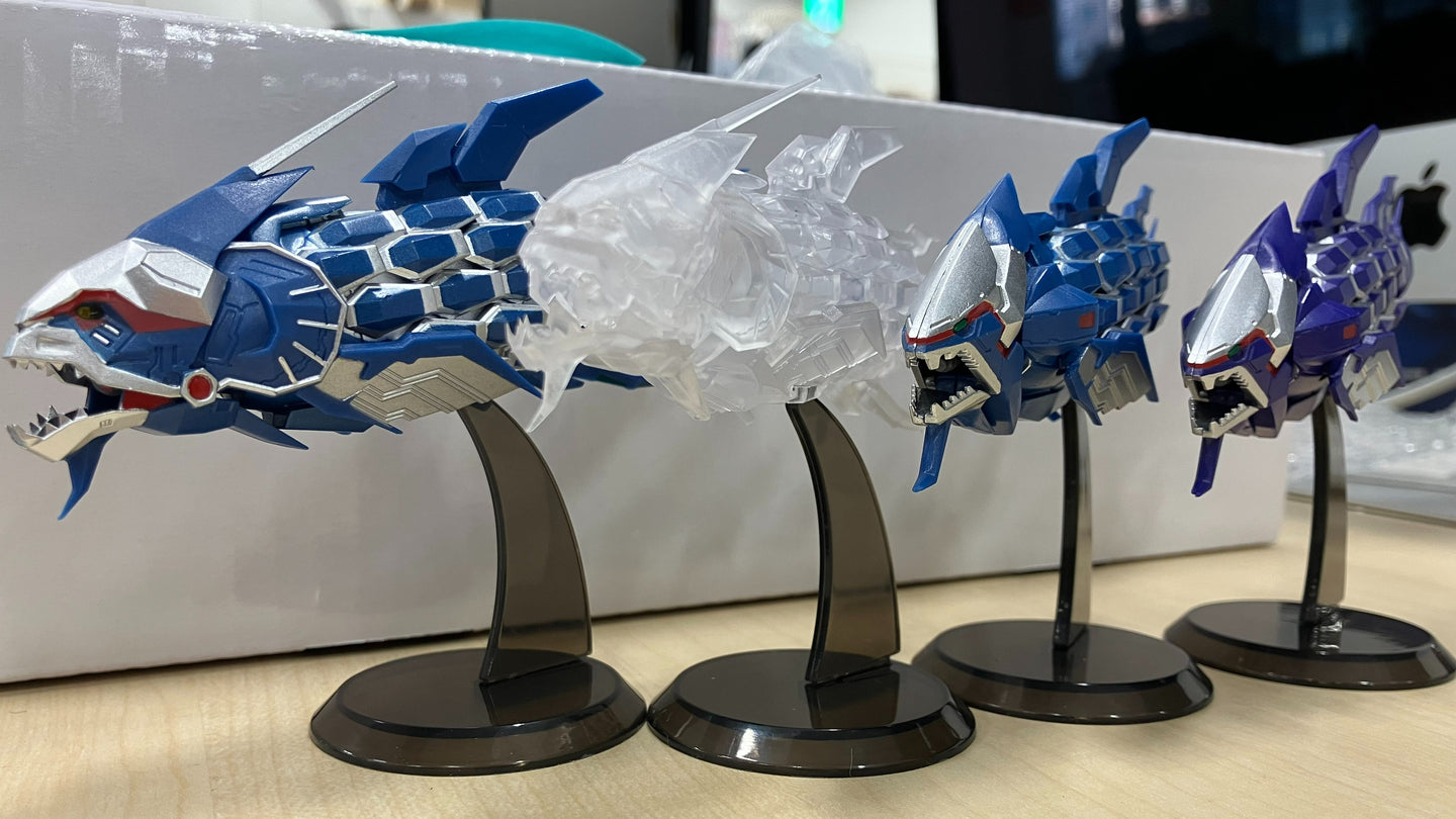 Preorder May/June - Darius Mini figure Fossil-class battleship (set of 4 figures) - tot gadgets