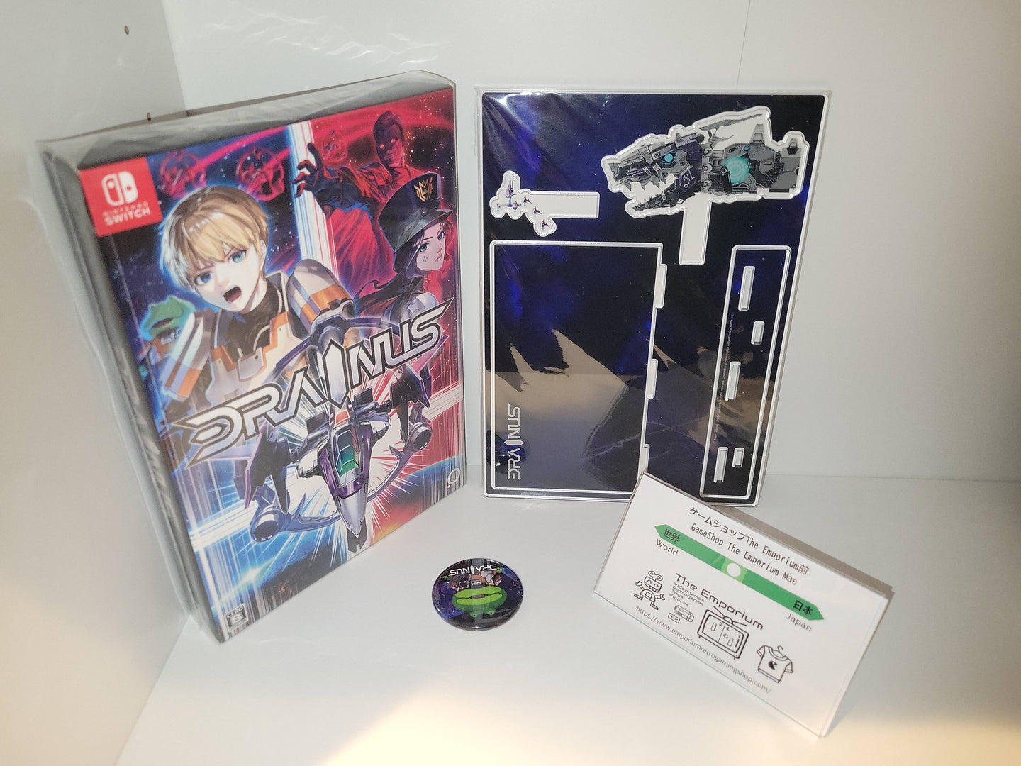 DRAINUS Limited edition with pin and acrylic stand - Nintendo Switch NSW