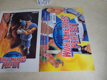 Load image into Gallery viewer, World Heroes Perfect Promo Flyer A4 - arcade artset art set
