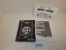 Load image into Gallery viewer, EMPTY Memory Card Box with Manual [NO MEMORY CARD] - Snk Neogeo AES NG
