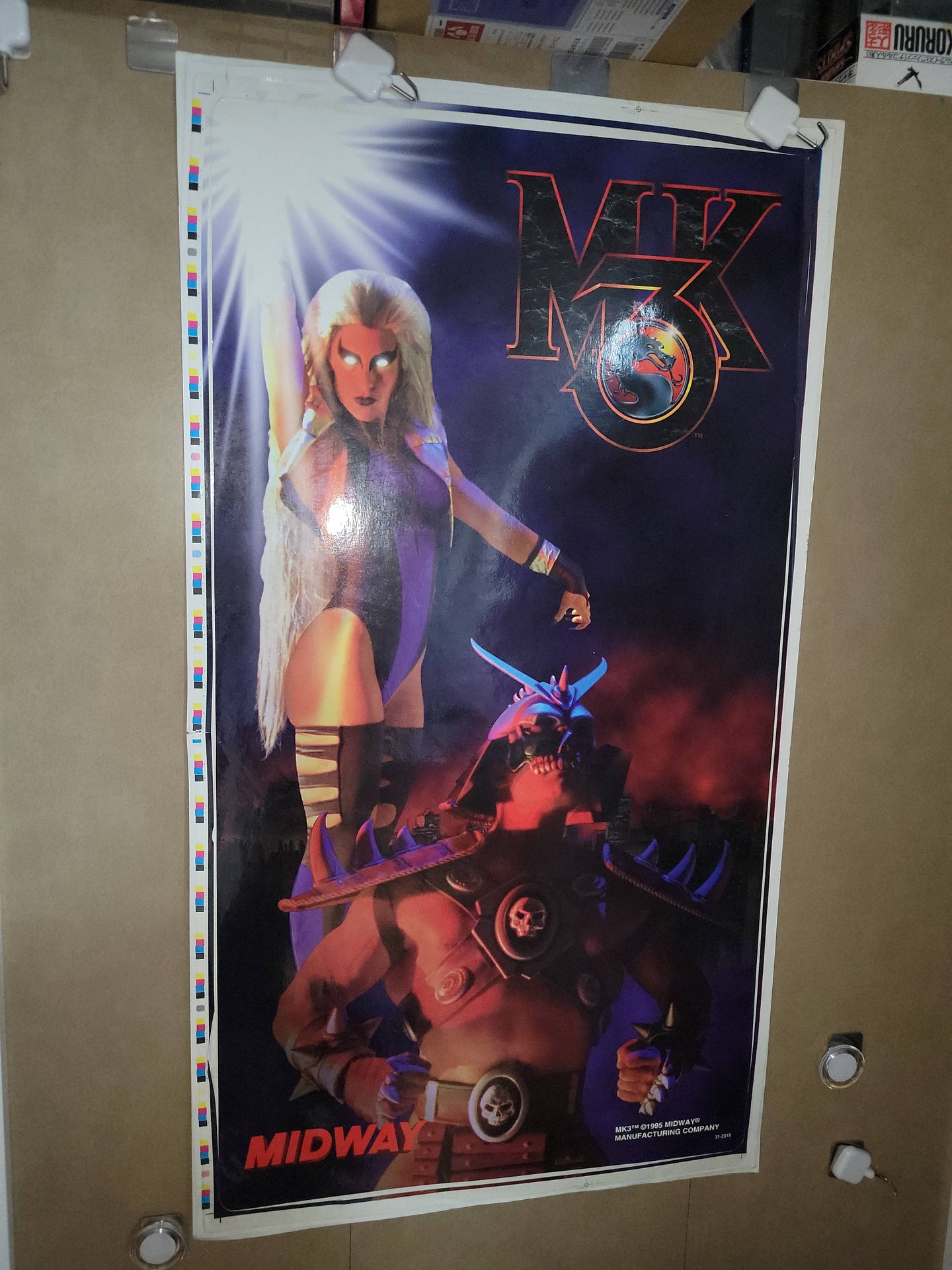 Mortal Kombat 3 Cabinet Side Stickers - Arcade poster artset
