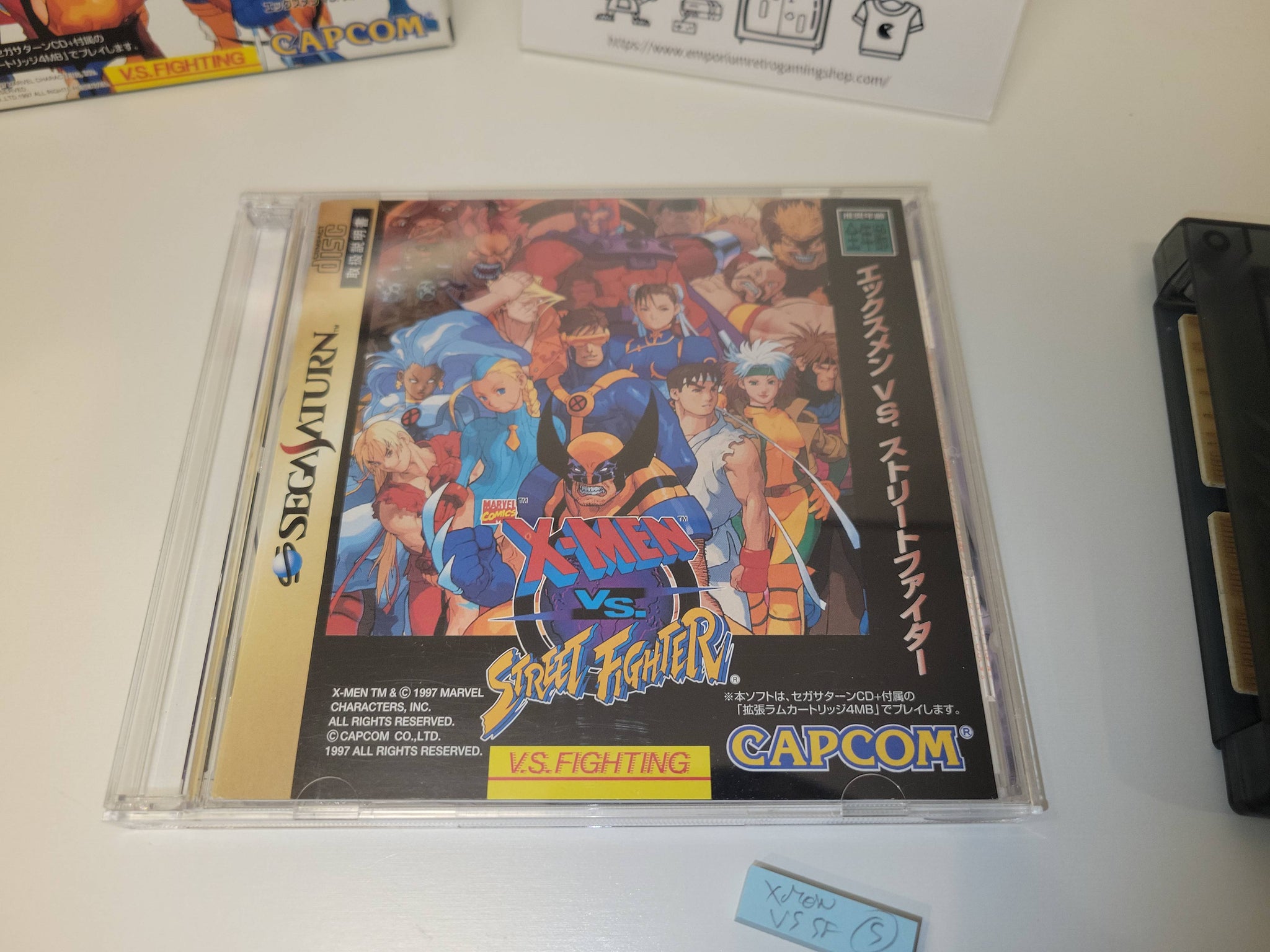 Xmen Vs Street Fighter with RAM (RAM Pack Version) - Sega Saturn