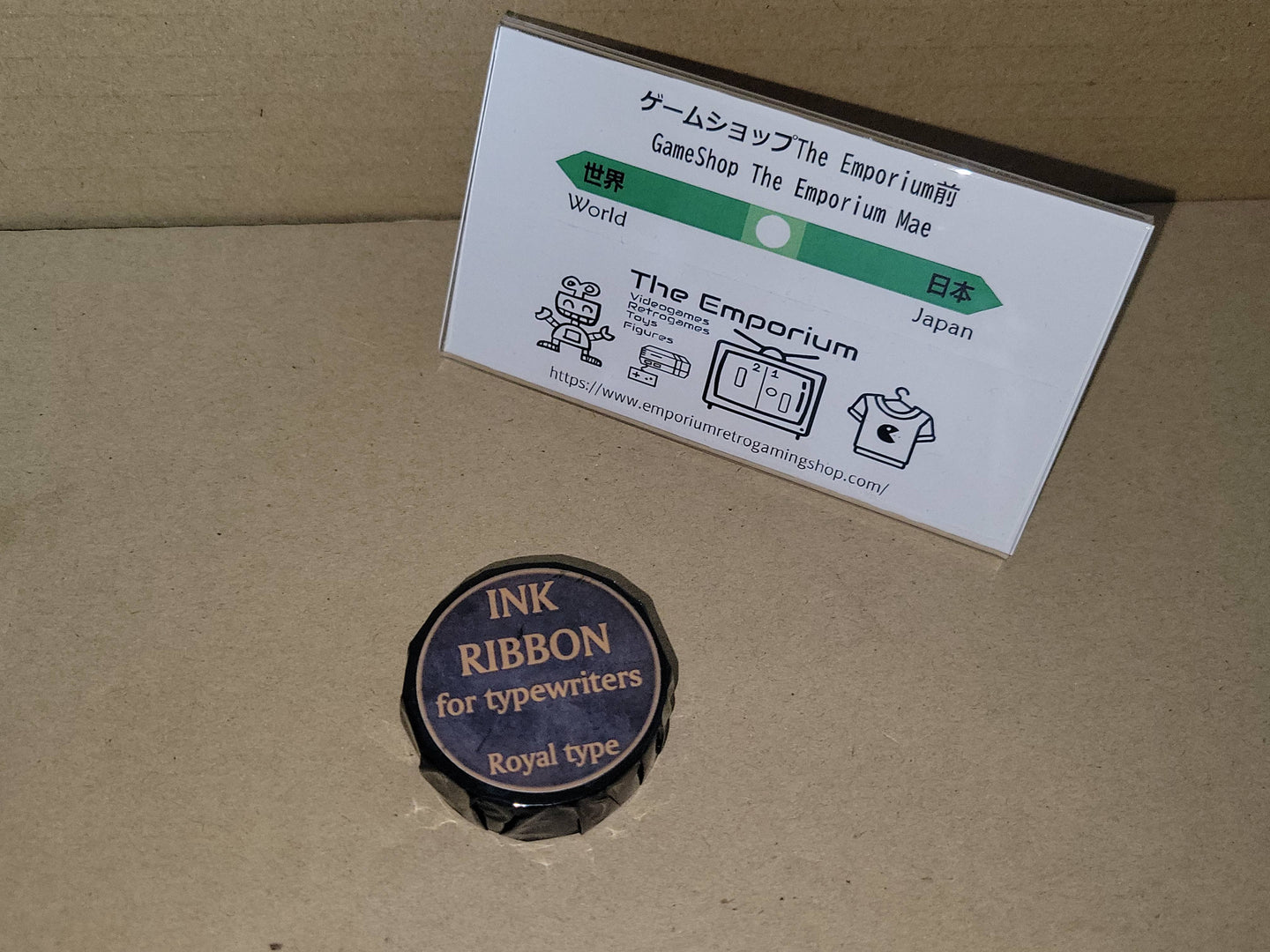 Limited ink ribbon masking tape Biohazard RE2 E-Capcom Not for Sale - toy action figure gadgets