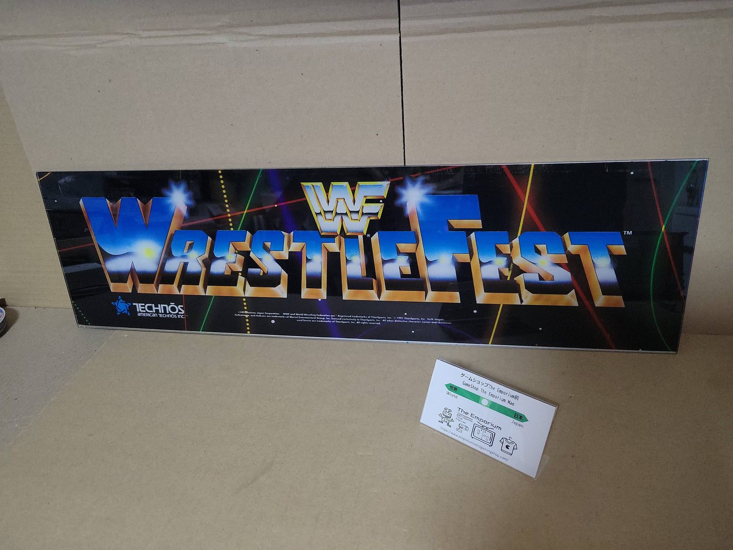 WWF Wrestlefest Original Marquee Pop - Arcade poster artset