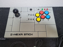 Load image into Gallery viewer, SIGMA HEXA STICK with MegaDrive / AV3000 / S-9TURBO (ATARI standard PC compatible) adapter - sega megadrive md mega drive genesis japan
