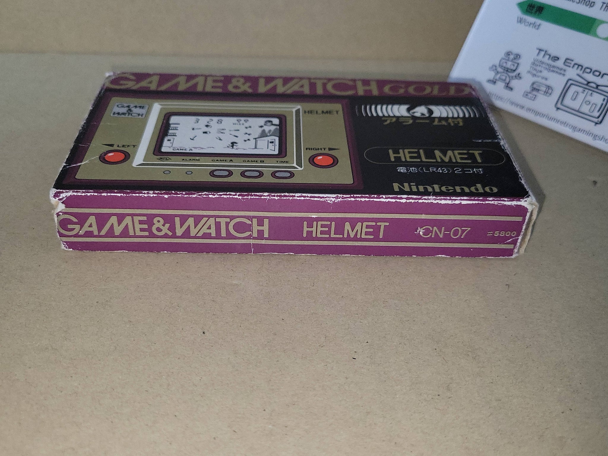 GAME&WATCH ヘルメット Nintendo HELMET CN-07 HELMET - Nintendo Game & Watch CN-07 - 1981 JAPAN Japan Used