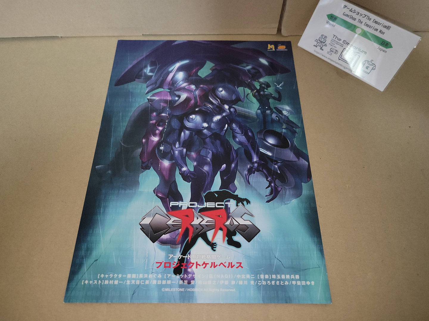 Project Cerberus Promo Flyer A4 - arcade artset art set