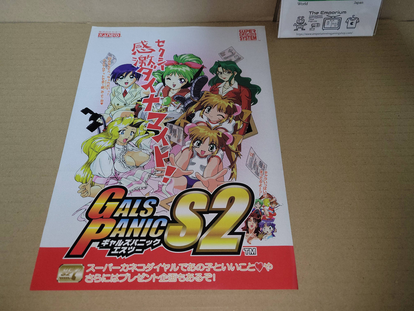 Gals Panic S2 Promo Flyer A4 - arcade artset art set
