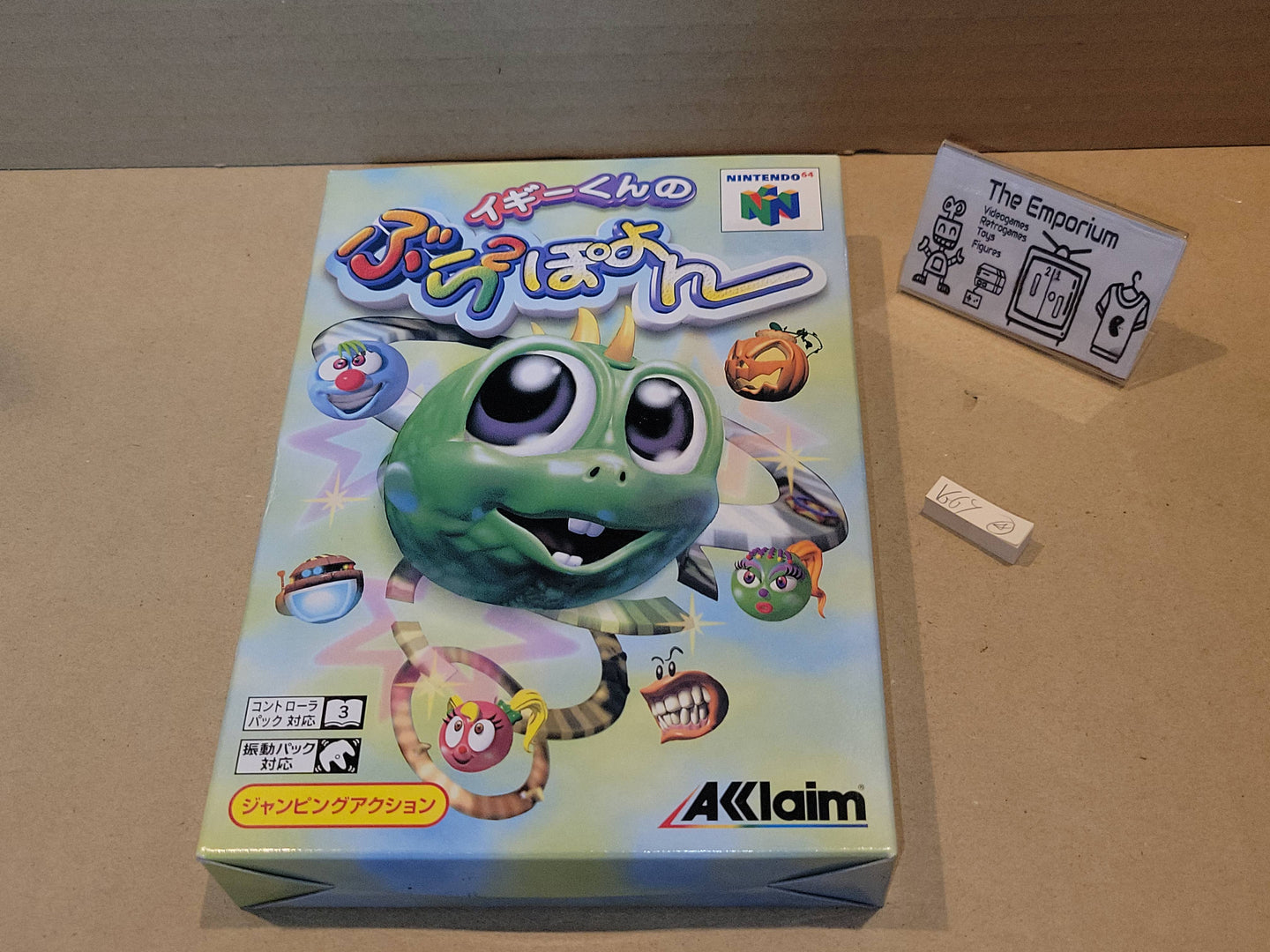 Iggy-kun no Bura Bura Poyon - Nintendo64 N64 Nintendo 64