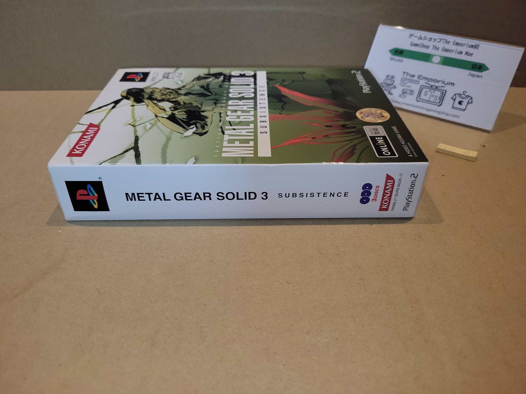 L GEAR SOLID 3 SUBSISTENCE 初回生産版 Metal Gear Solid 3 Subsistence First Production version