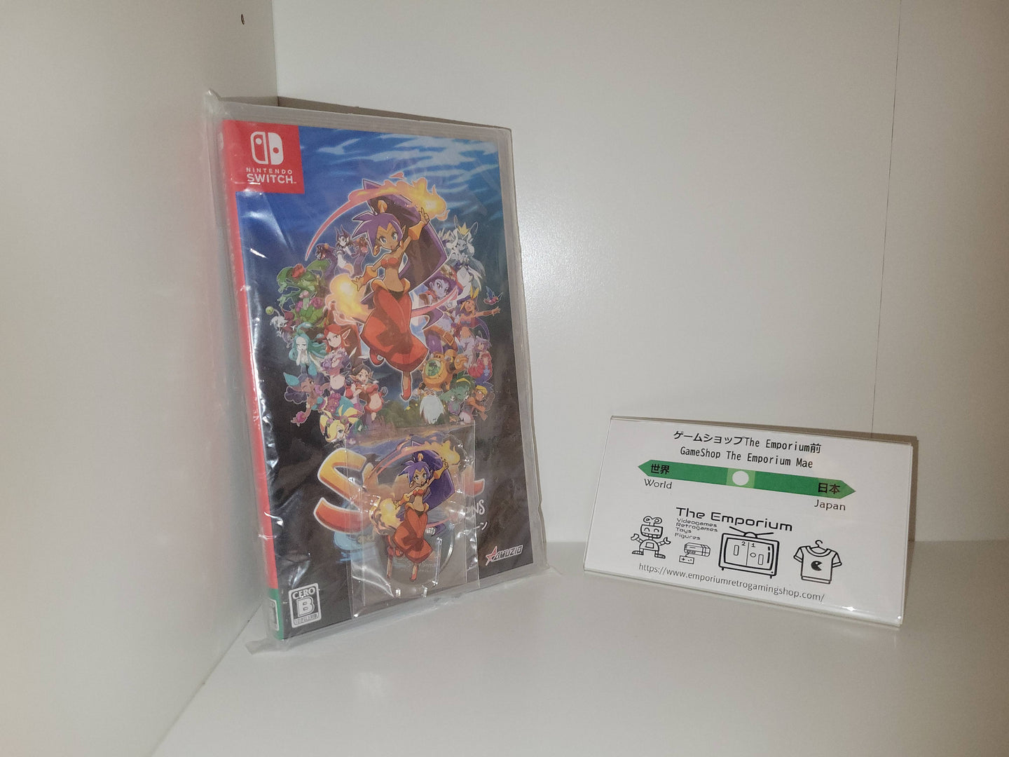 Shantae and the Seven Sirens with acrylic keychain - Nintendo Switch NSW