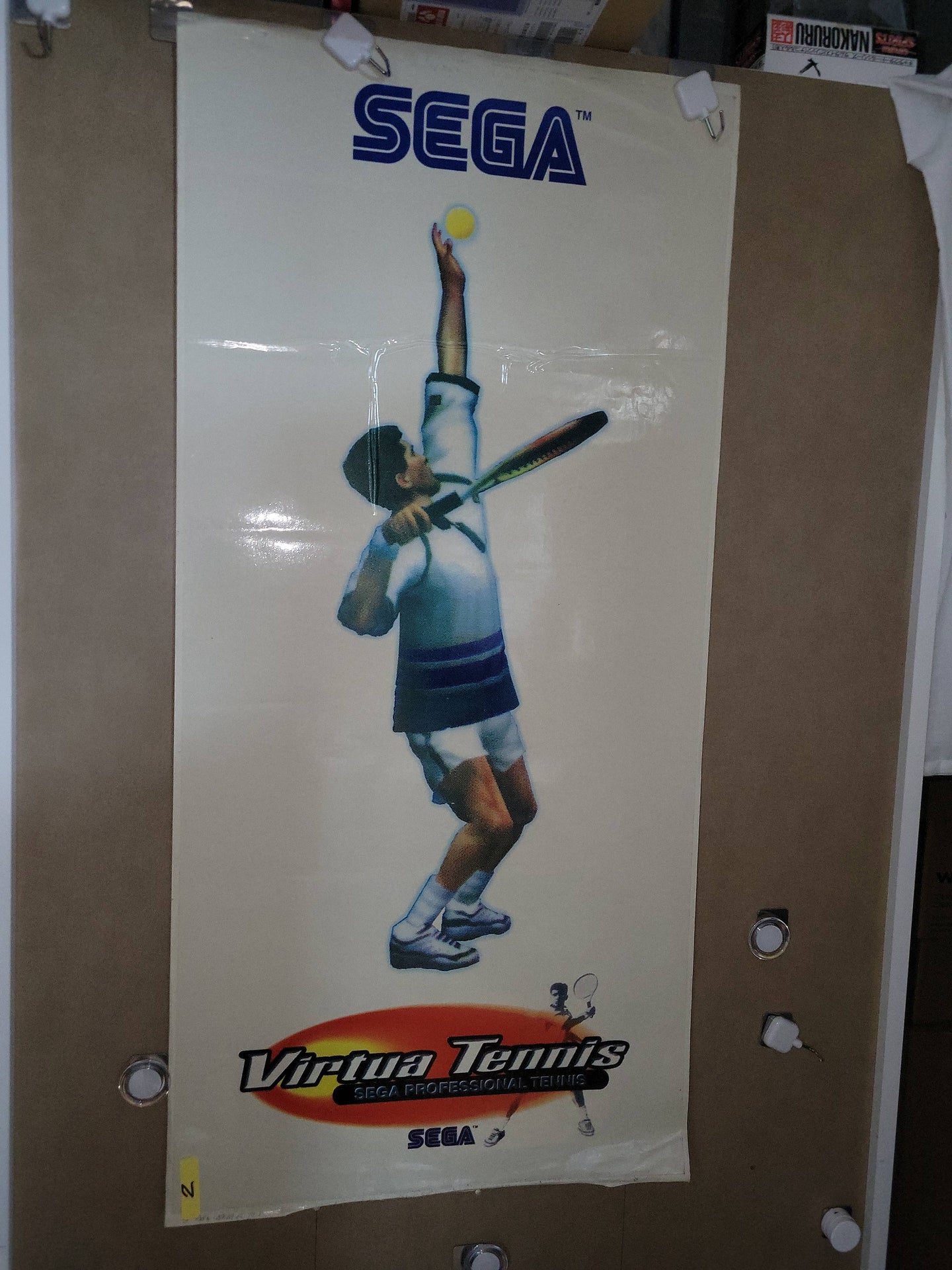 Virtua Tennis Cabinet Stickers L+R - Arcade poster artset