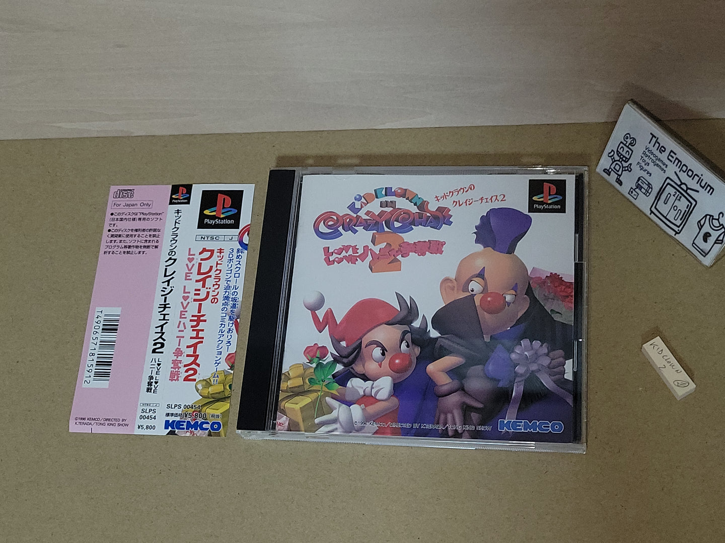 Kid Clown Crazy Chase 2 - Sony PS1 Playstation