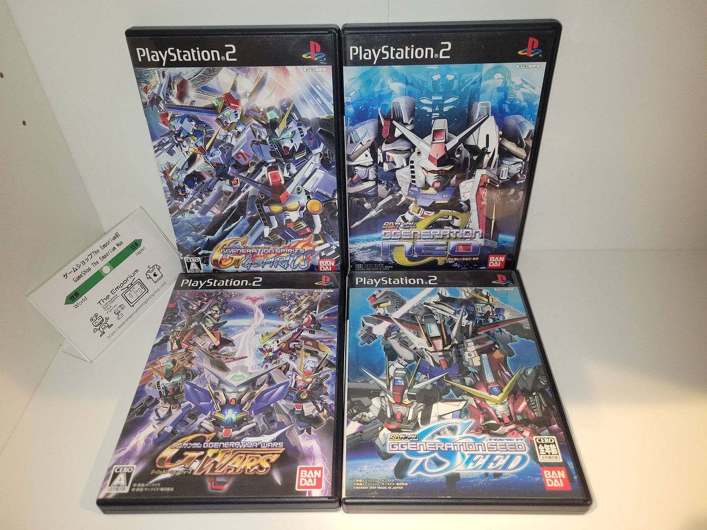 SD Gundam Set (Wars, Seed, Neo, Spirits) - Sony playstation 2