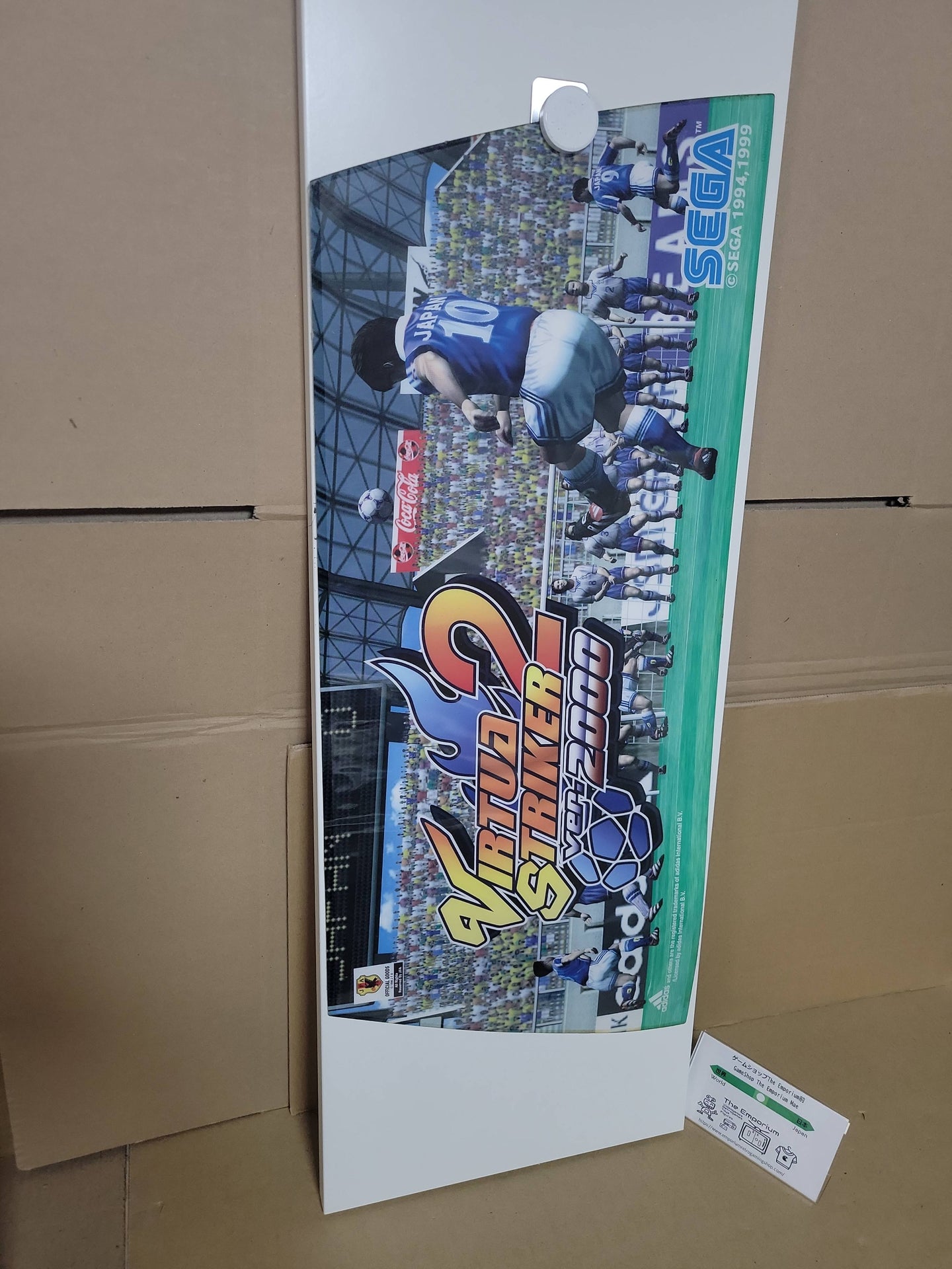 Virtua Striker 2 Ver.2000 Blast/Naomi Marquee - Arcade poster artset