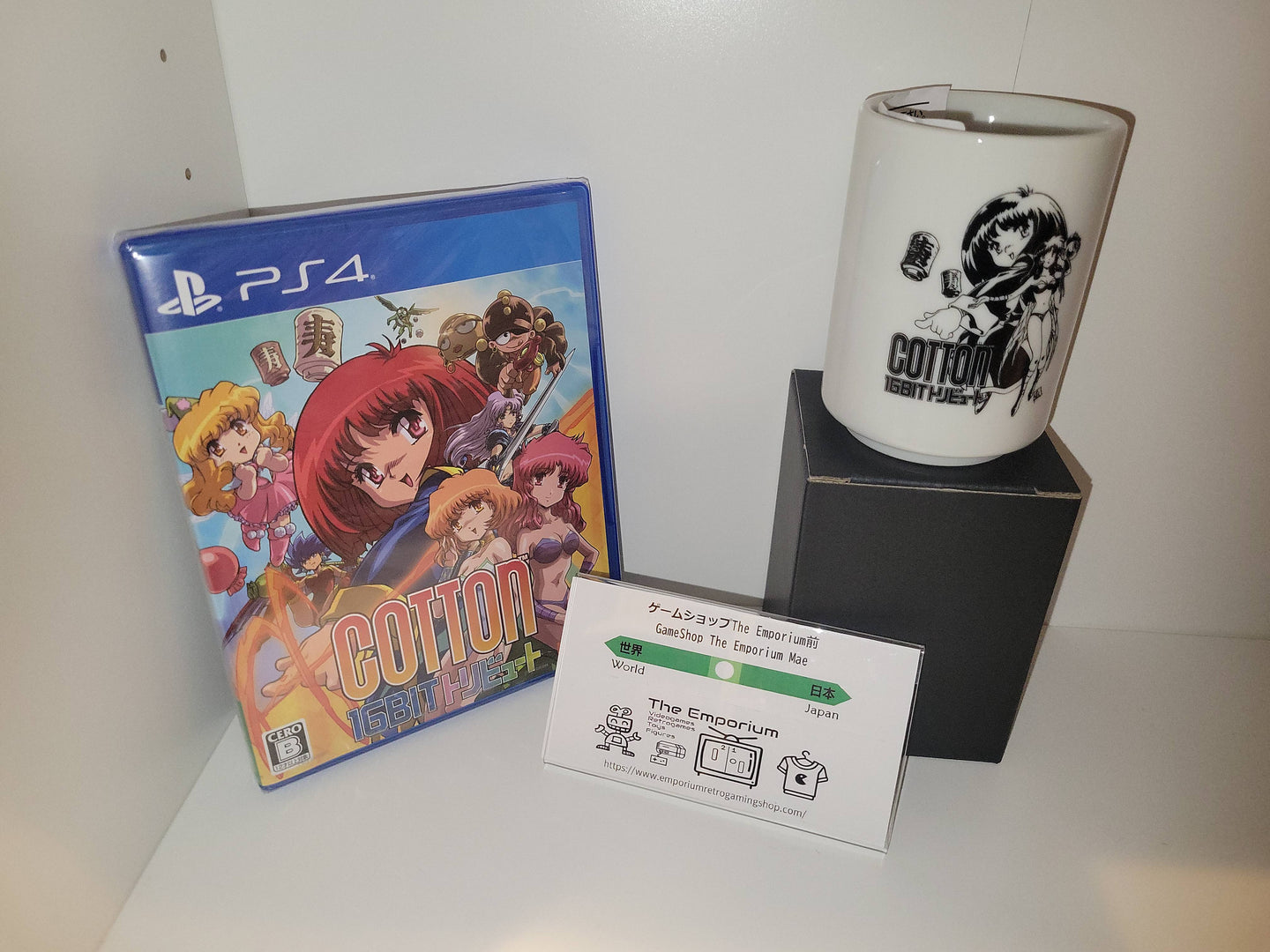 Cotton 16Bit Tribute with TEA CUP  - Sony PS4 Playstation 4