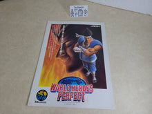 Load image into Gallery viewer, World Heroes Perfect Promo Flyer A4 - arcade artset art set
