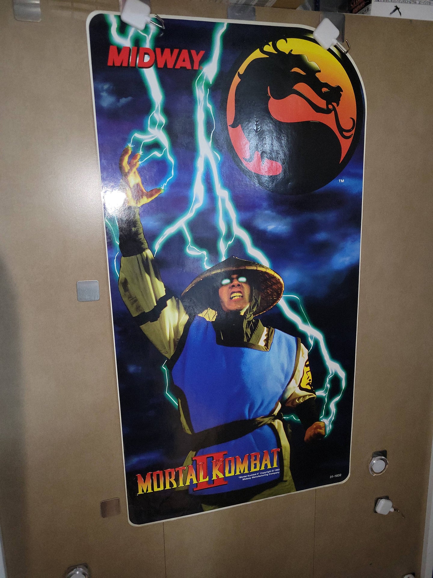 Mortal Kombat II Cabinet Side Stickers - Arcade poster artset