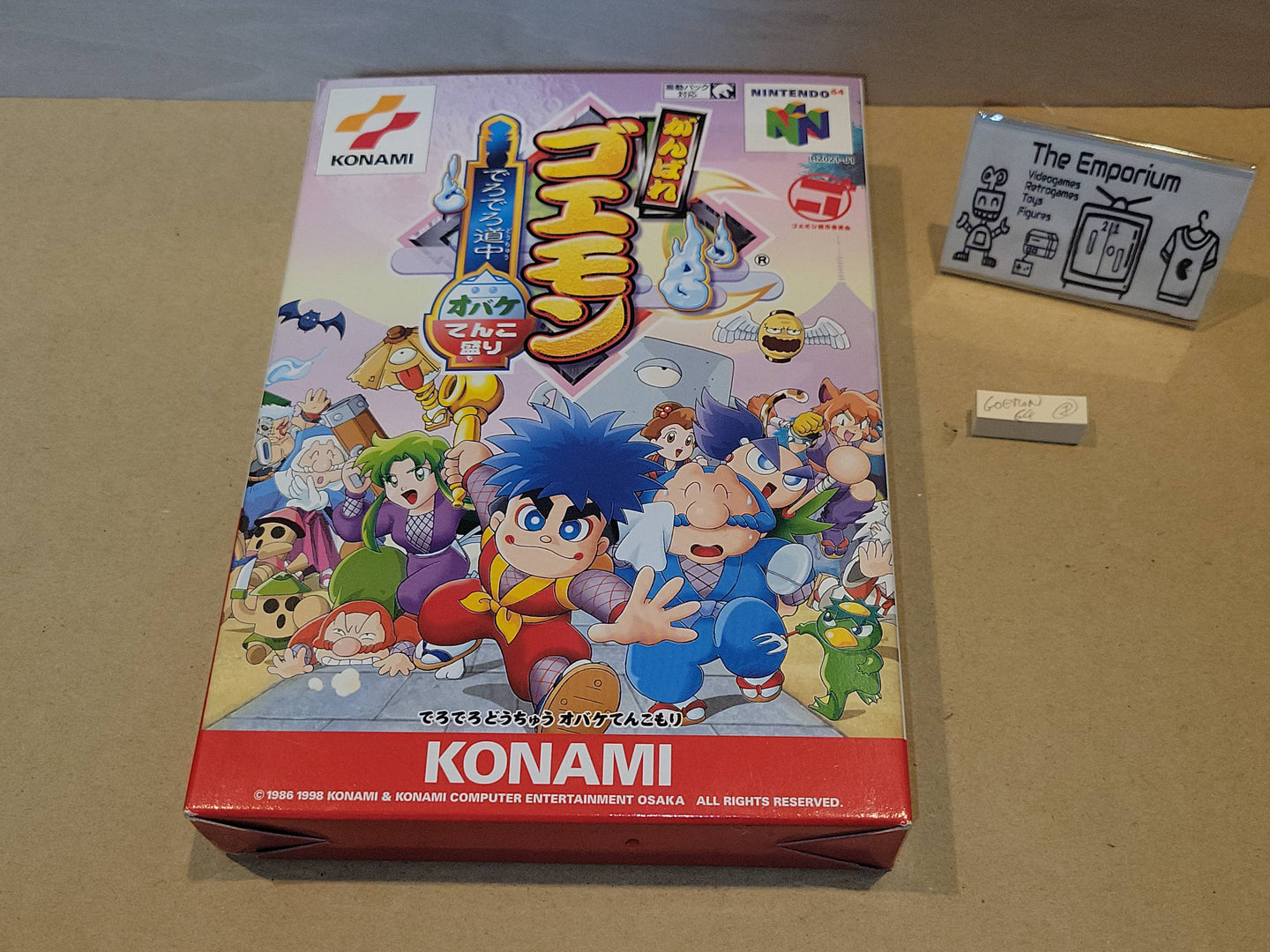 Ganbare Goemon: Dero Dero Douchuu Obake Tenkomori - Nintendo64 N64 Nintendo 64