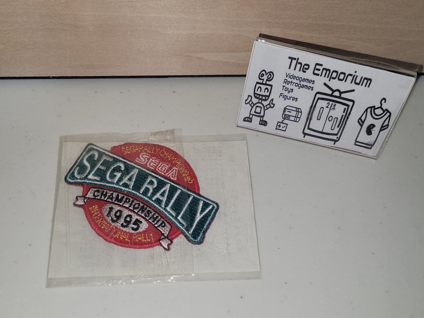 Sega Rally Original vintage PATCH - toy action figure gadgets
