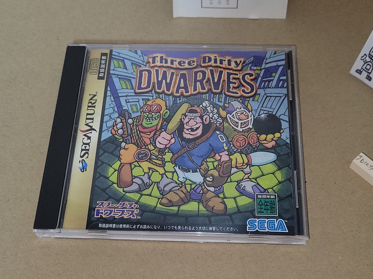 Three Dirty Dwarves - Sega Saturn sat stn
