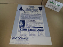 Load image into Gallery viewer, Final Star Force Promo Flyer A4 - arcade artset art set
