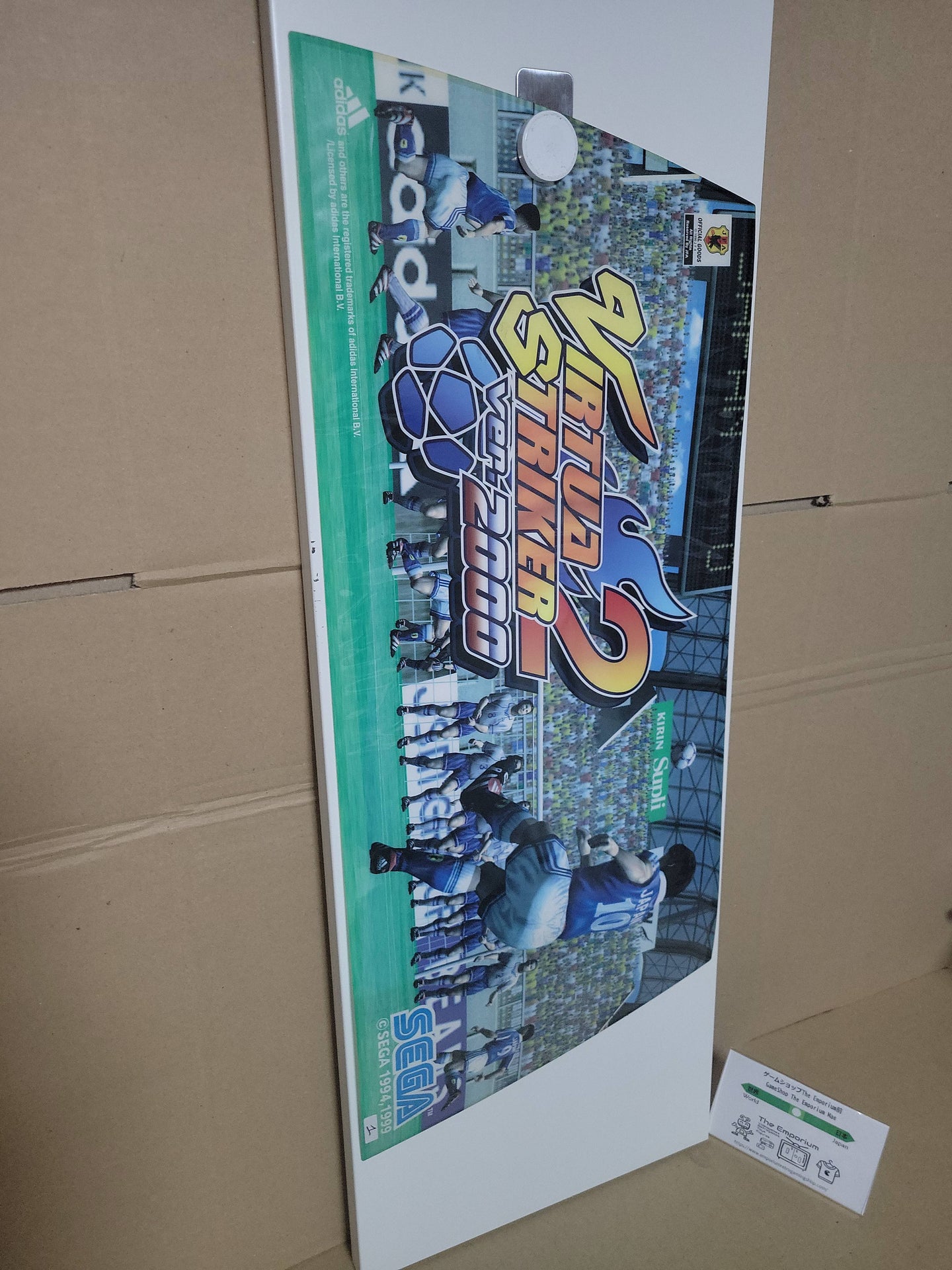 Virtua Striker 2 Ver.2000 Blast/Naomi Marquee - Arcade poster artset