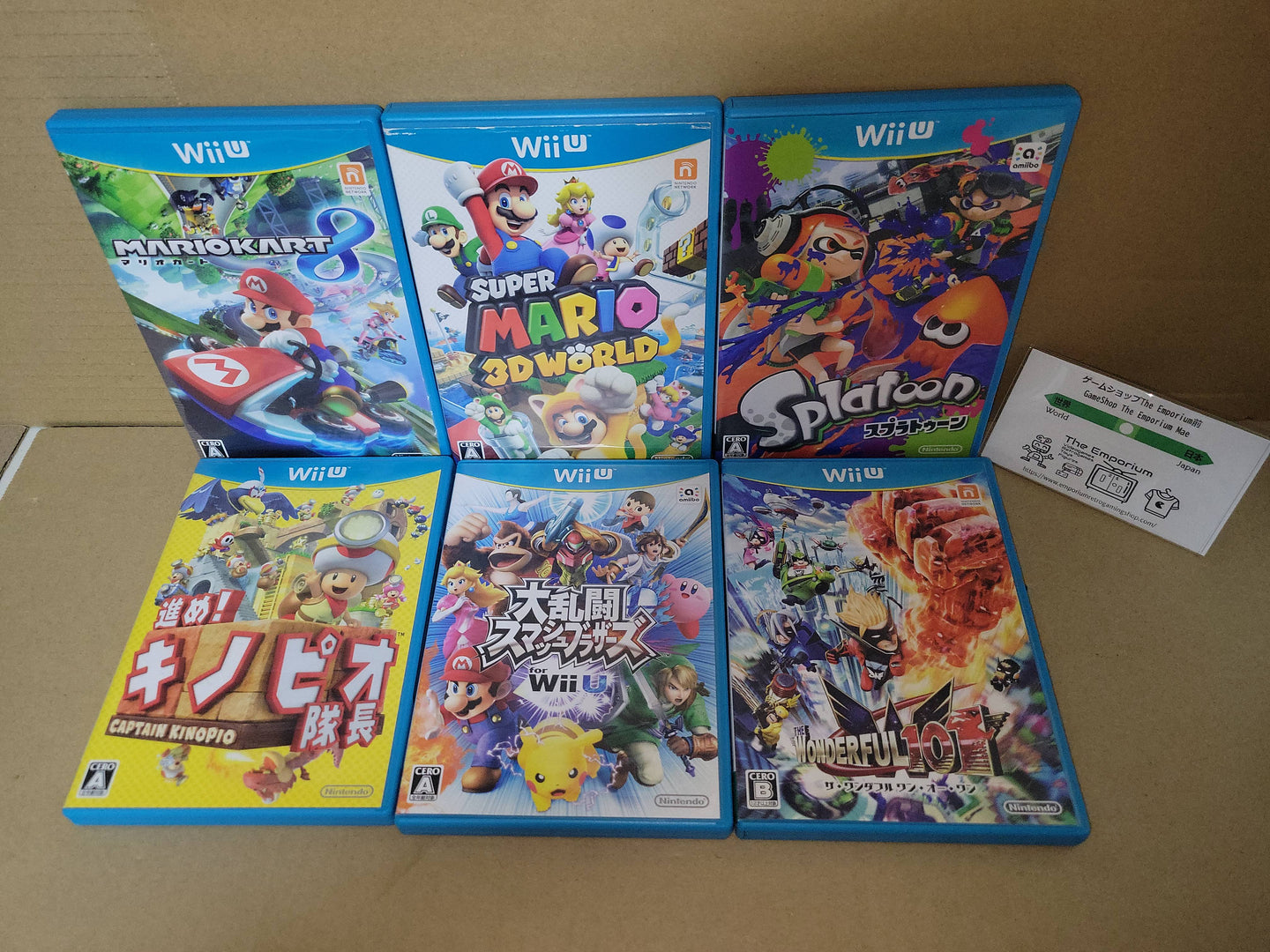 Lot of 6 Games - Nintendo WiiU