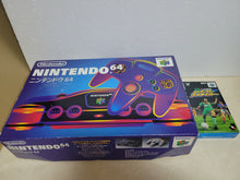 Load image into Gallery viewer, Nintendo 64 Console - black + Perfect Strikers - Nintendo64 N64 Nintendo 64
