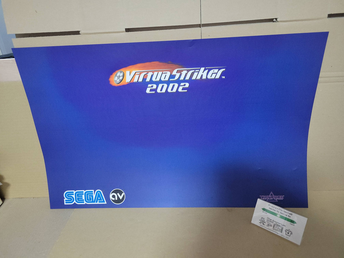 Virtua Striker 2002 Panel Sticker - Arcade poster artset