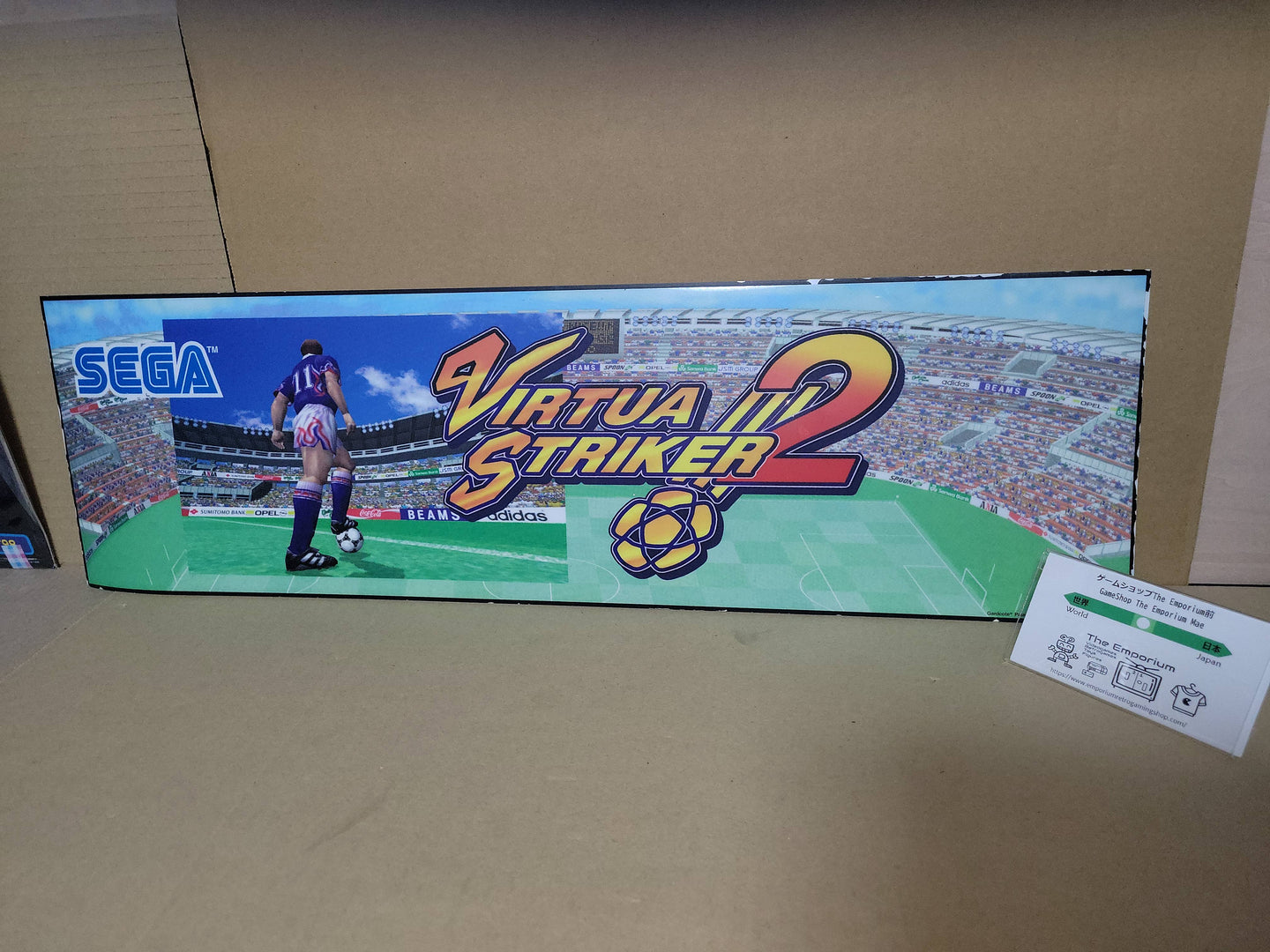 Virtua Striker 2 Original Marquee Pop - Arcade poster artset