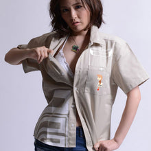 Load image into Gallery viewer, Elevator Action 〜Working Shirt〜 - t-shirt shirt dress  tshirt original
