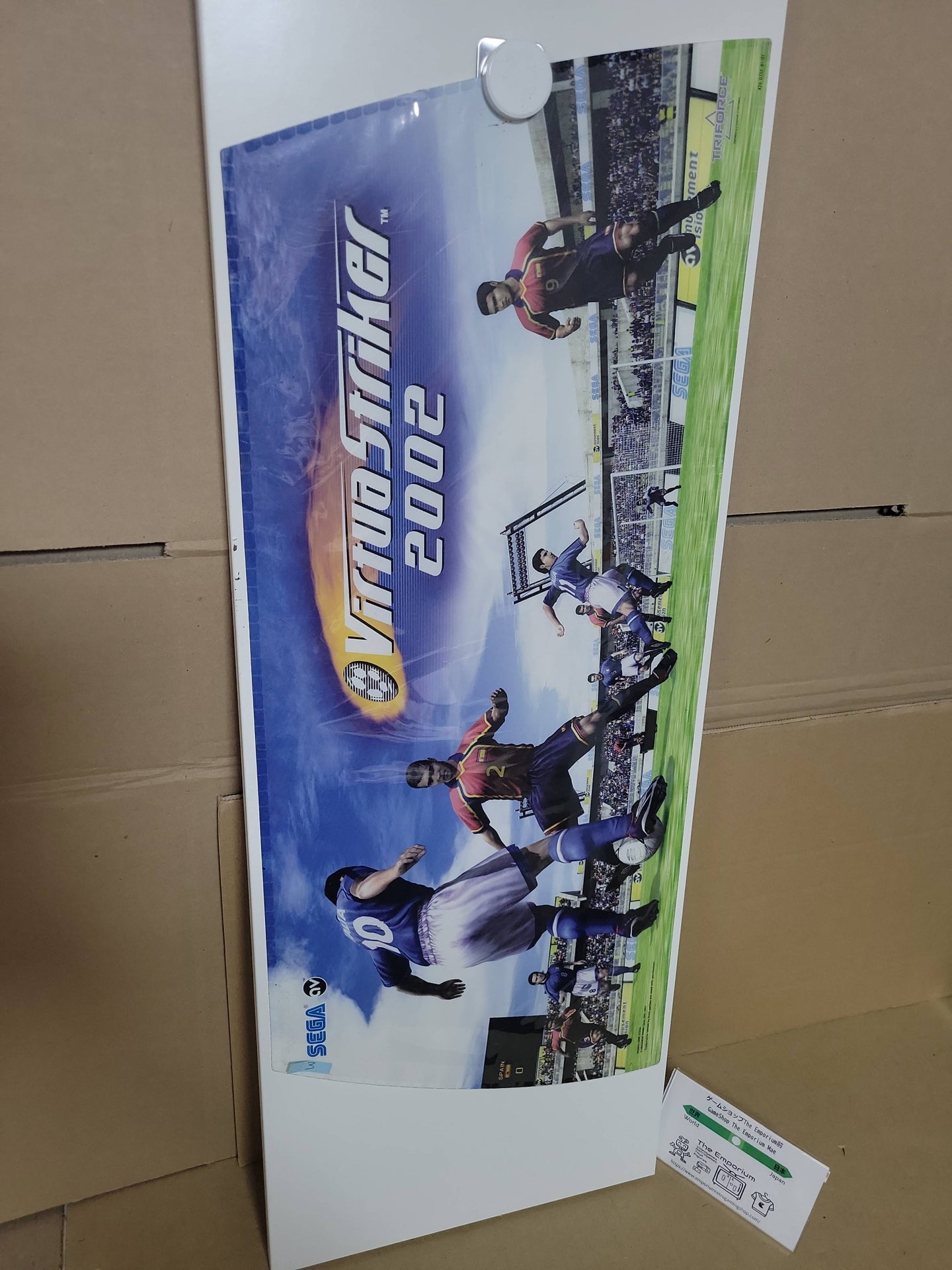 Virtua Striker 2002 Blast/Naomi Marquee - Arcade poster artset