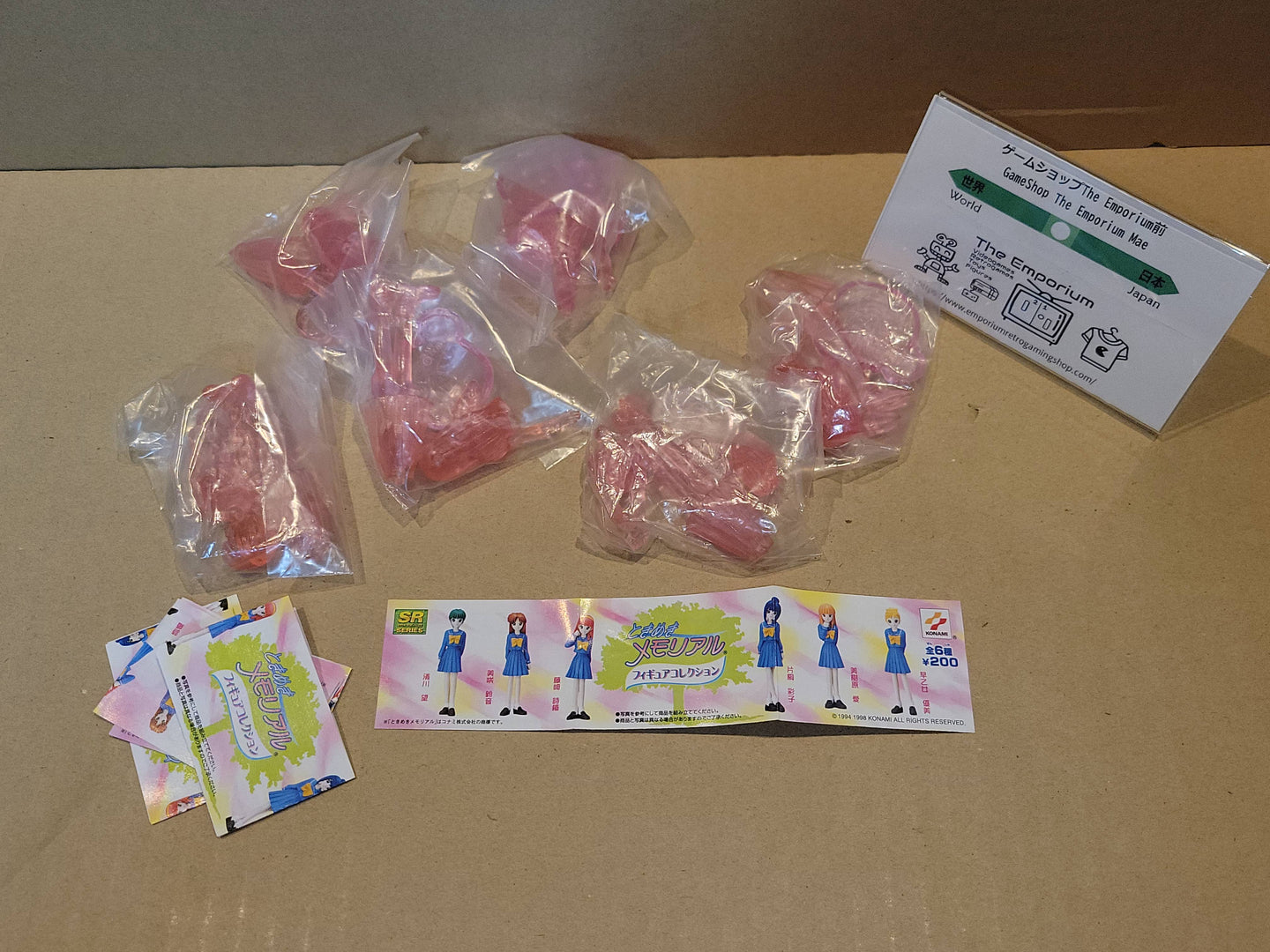 Tokimeki Memorial Specia Clear Figure lot of 6 - toy action figure gadgets