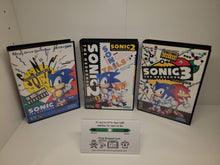 Load image into Gallery viewer, Sonic The Edgehog 1+2+3 Set - Sega MD MegaDrive

