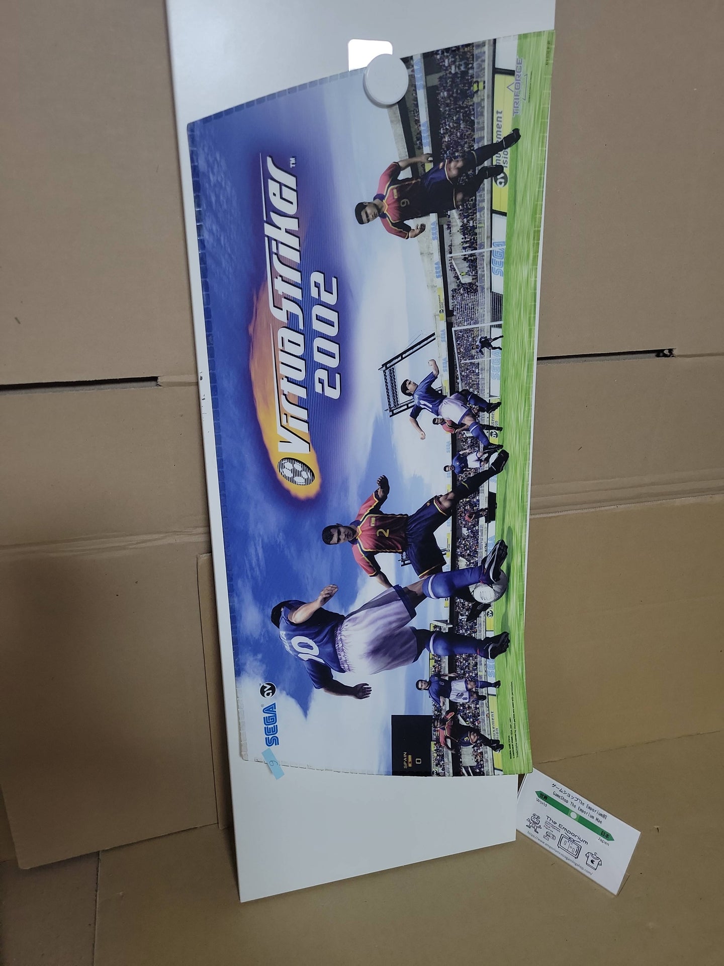Virtua Striker 2002 Blast/Naomi Marquee - Arcade poster artset