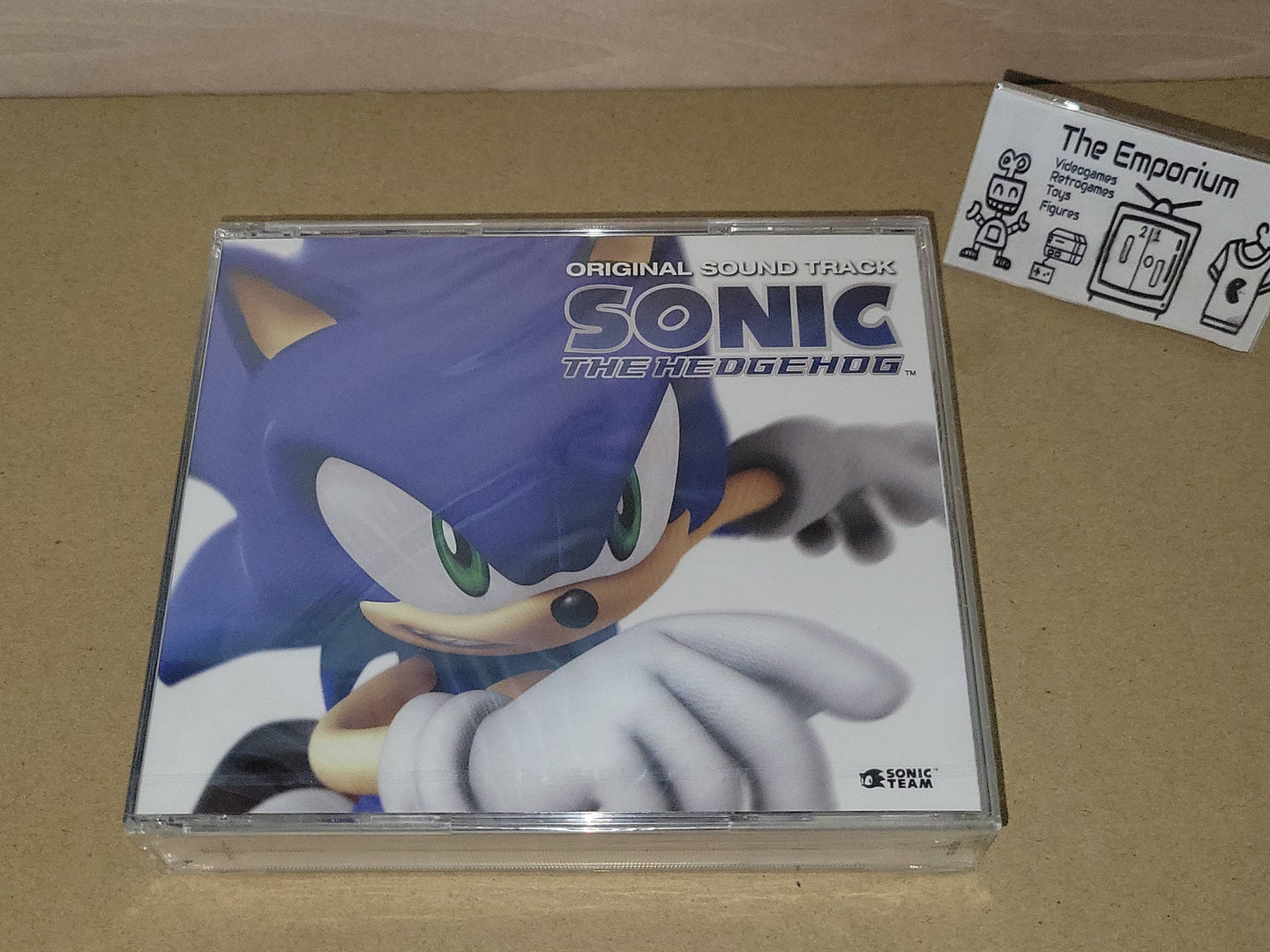 SONIC THE HEDGEHOG ORIGINAL SOUND TRACK - Music cd soundtrack
