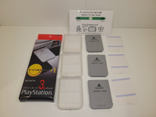 Load image into Gallery viewer, Sony Playstation Official 3-pack of memory cards for PlayStation SCPH-1170 - Sony PS1 Playstation
